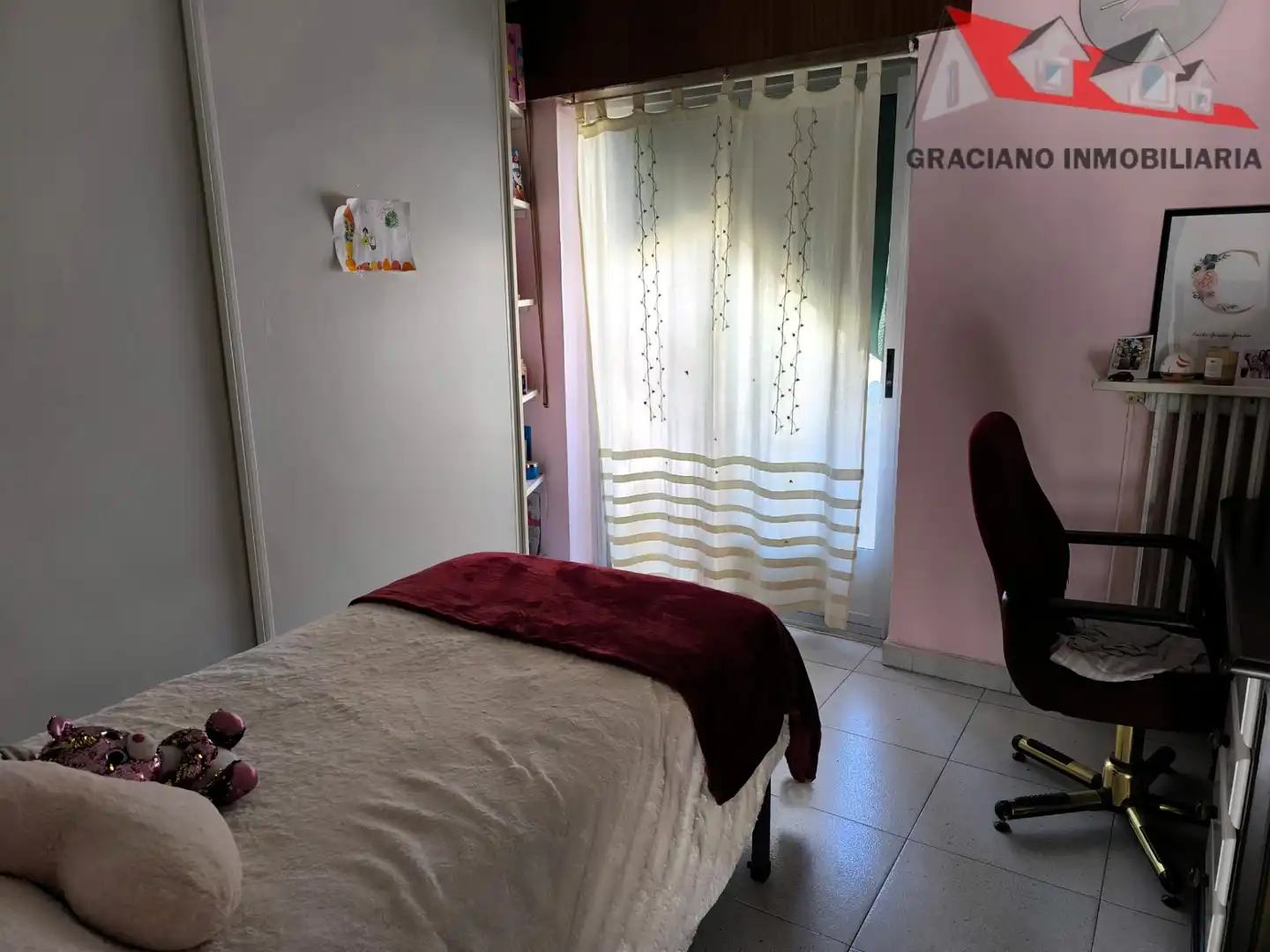 Habitación de Piso en venta en Albacete con Calefacción, Amueblado y Balcón