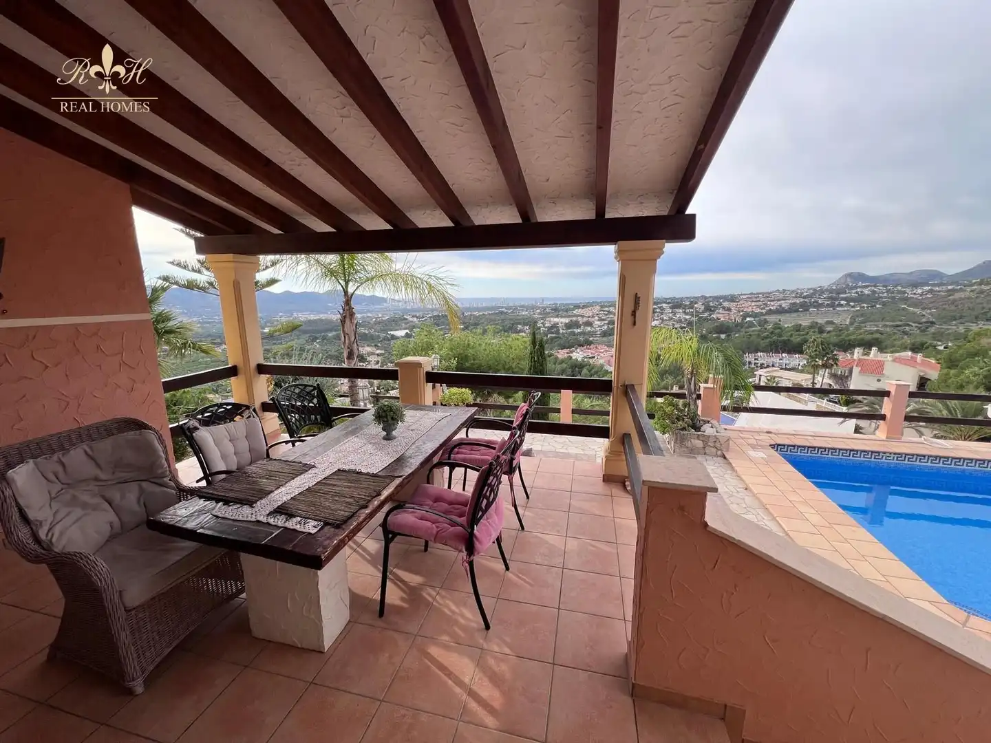 Terrace of Houses for sale in L'Alfàs del Pi  with Air Conditioner, Heating and Terrace