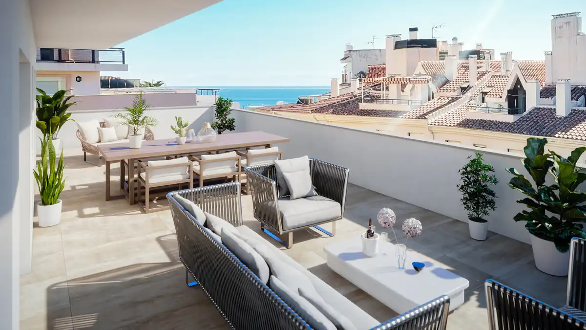 Terrassa de Apartament en venda en Benalmádena amb Aire condicionat, Terrassa i Traster