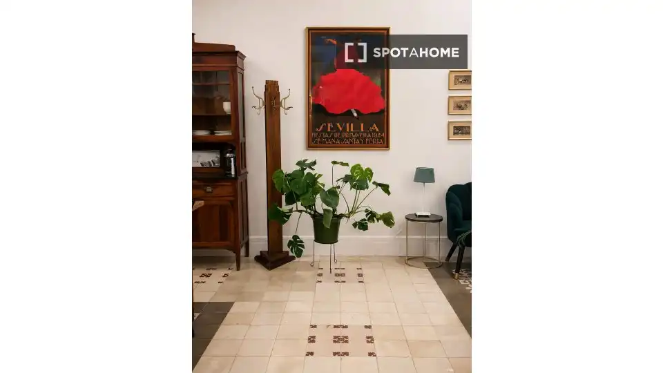 Apartament per a compartir en Sevilla amb Aire condicionat, Terrassa i Moblat