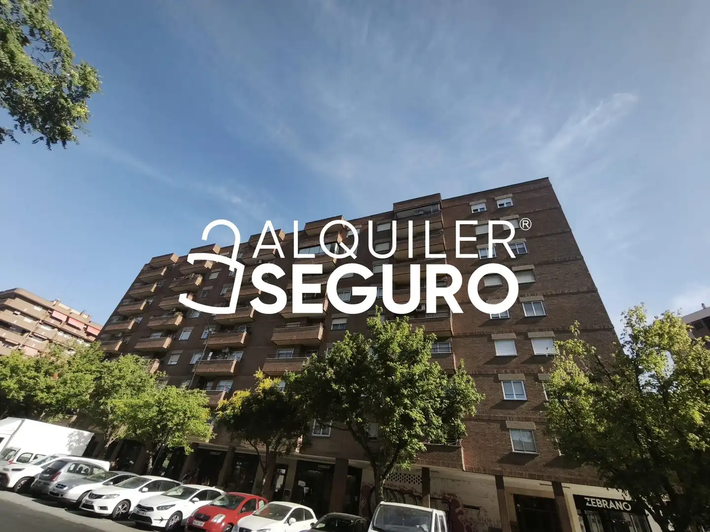 Exterior view of Flat for rent in Zaragoza  with Heating, Terrace and Storage room