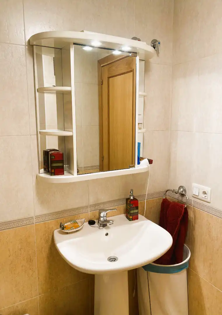 Bathroom of Flat for sale in Avilés  with Heating, Parquet flooring and Storage room