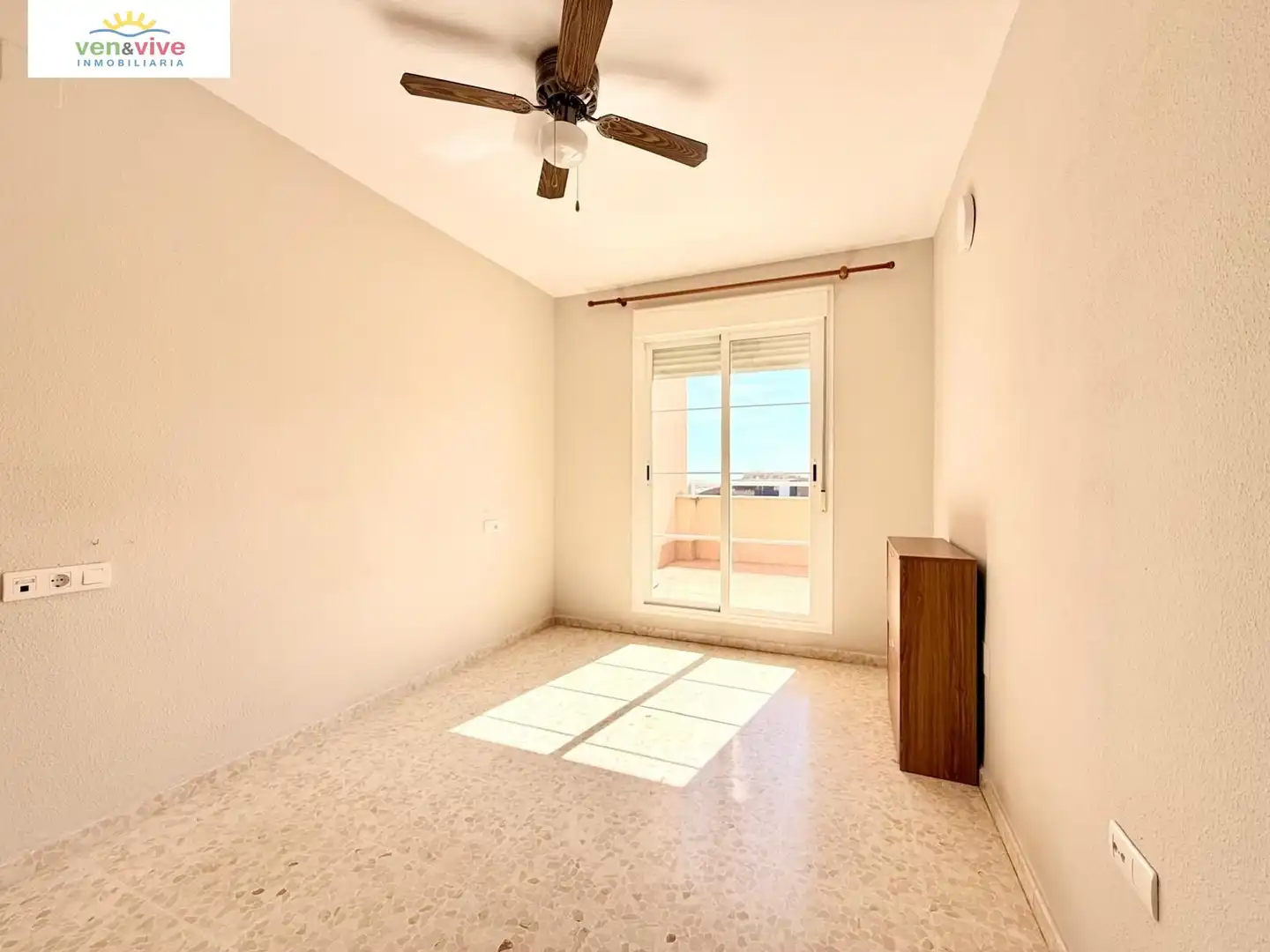 Bedroom of Flat for sale in Roquetas de Mar  with Air Conditioner, Terrace and Community pool