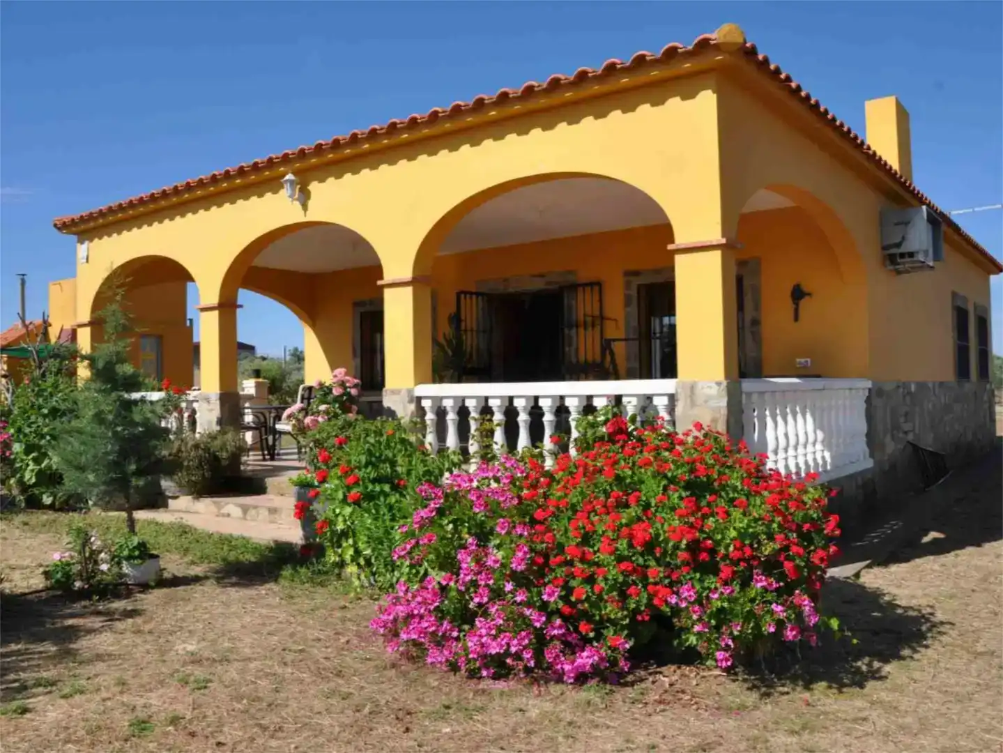 Jardín de Casa o chalet en venta en Zalamea de la Serena con Aire acondicionado, Jardín privado y Amueblado