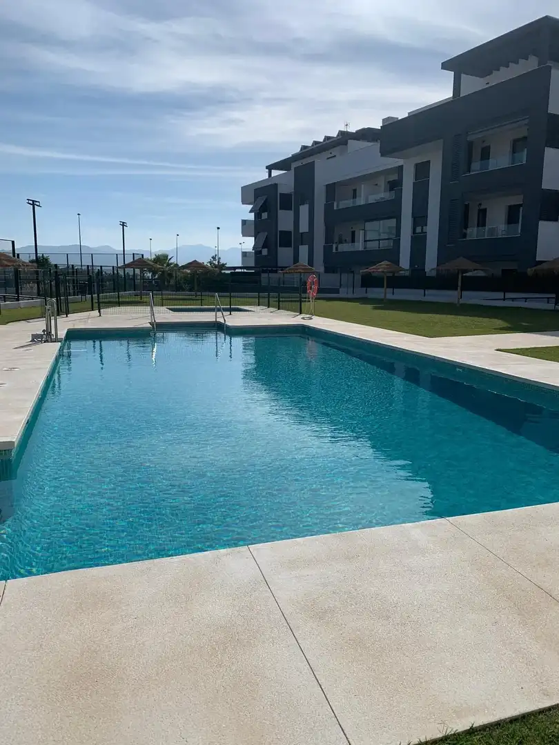 Swimming pool of Flat for sale in Málaga Capital  with Air Conditioner, Heating and Private garden