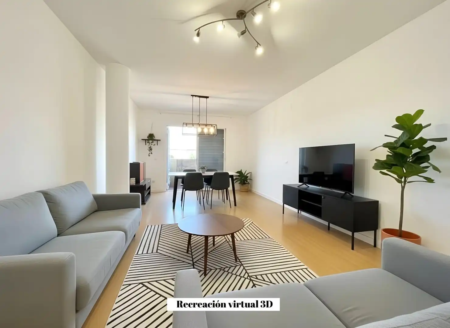 Sala de estar de Piso en venta en Gandia con Terraza