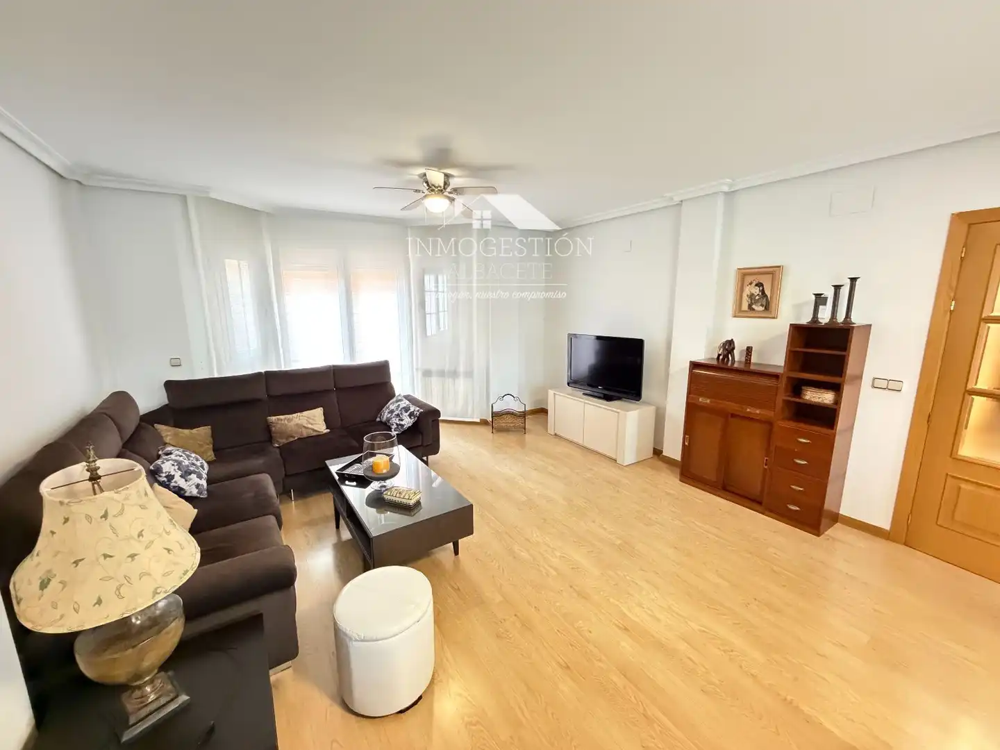 Living room of Detached homes for sale in Albacete  with Air Conditioner, Heating and Parquet flooring