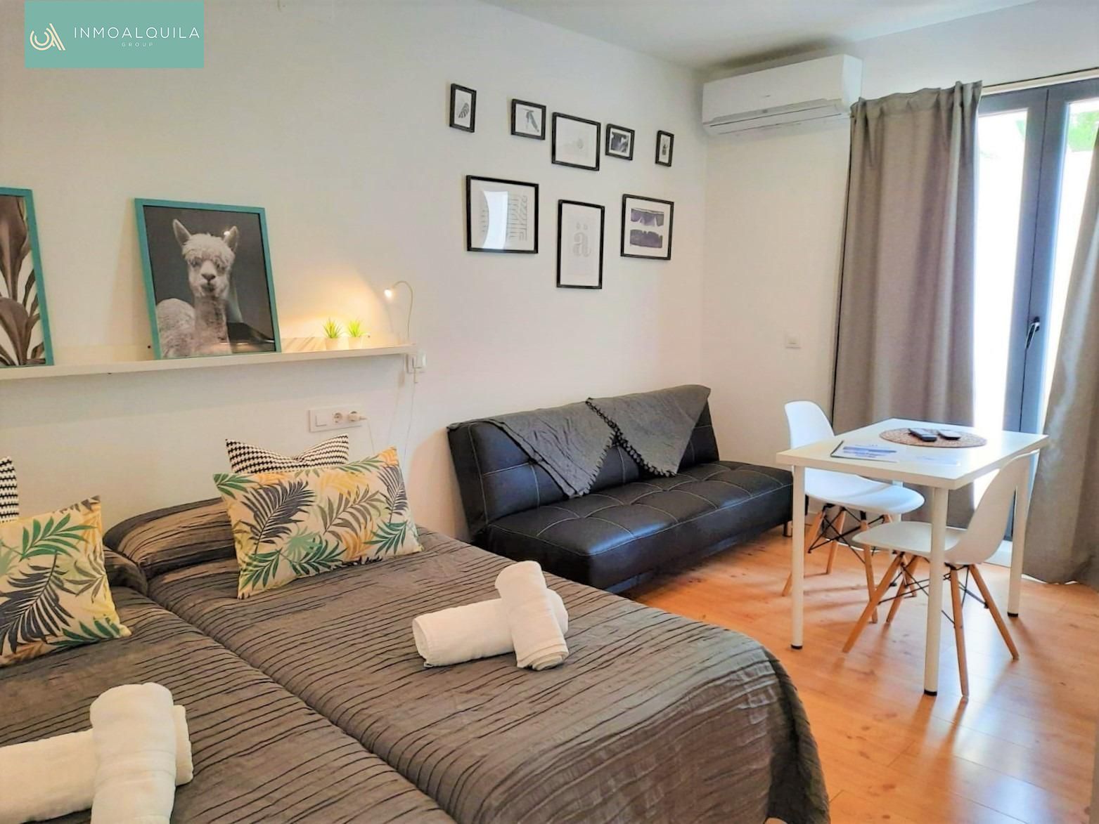 Bedroom of Study to rent in Alcúdia  with Air Conditioner, Heating and Parquet flooring