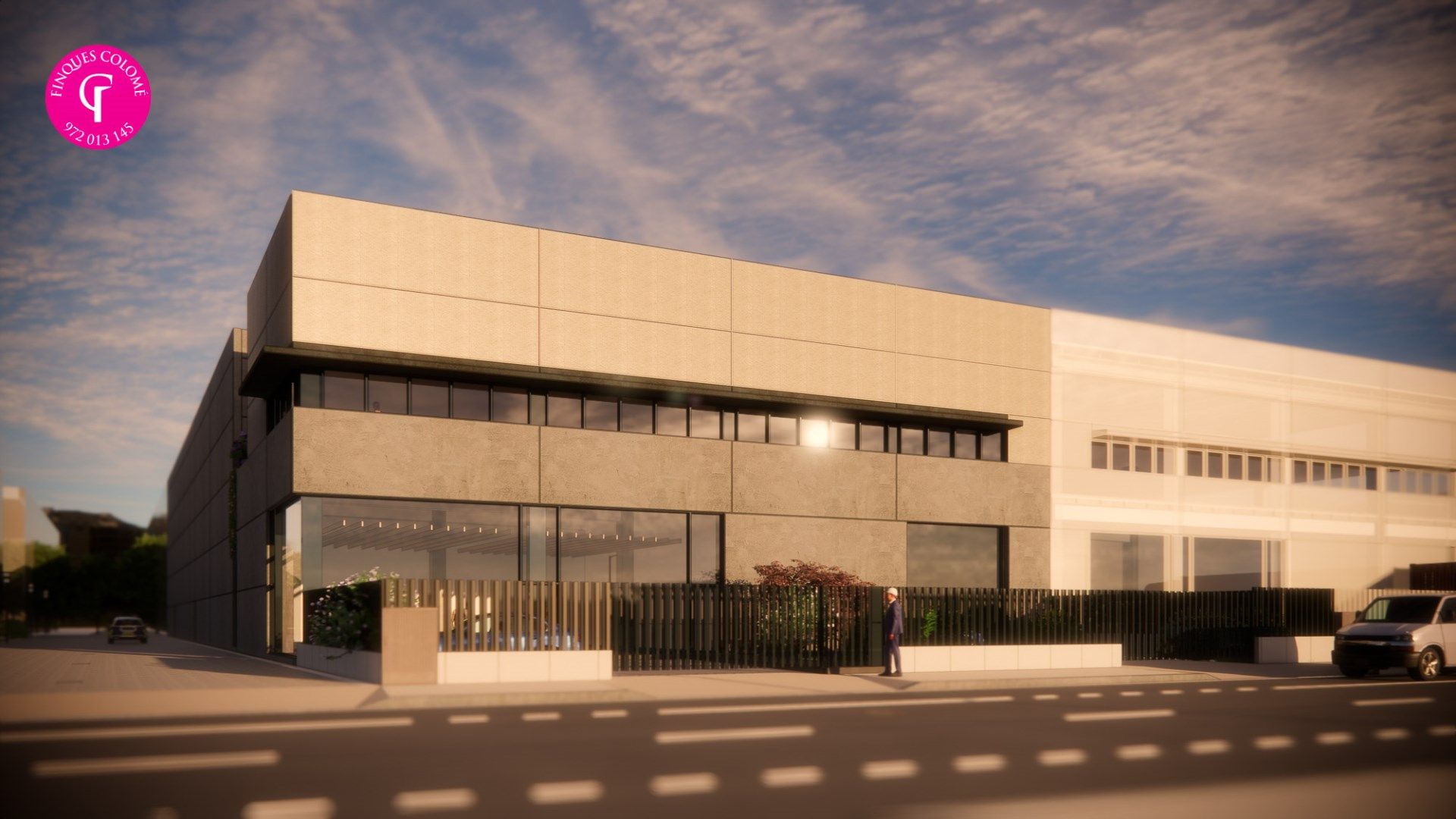 Exterior view of Industrial buildings for sale in Vilablareix