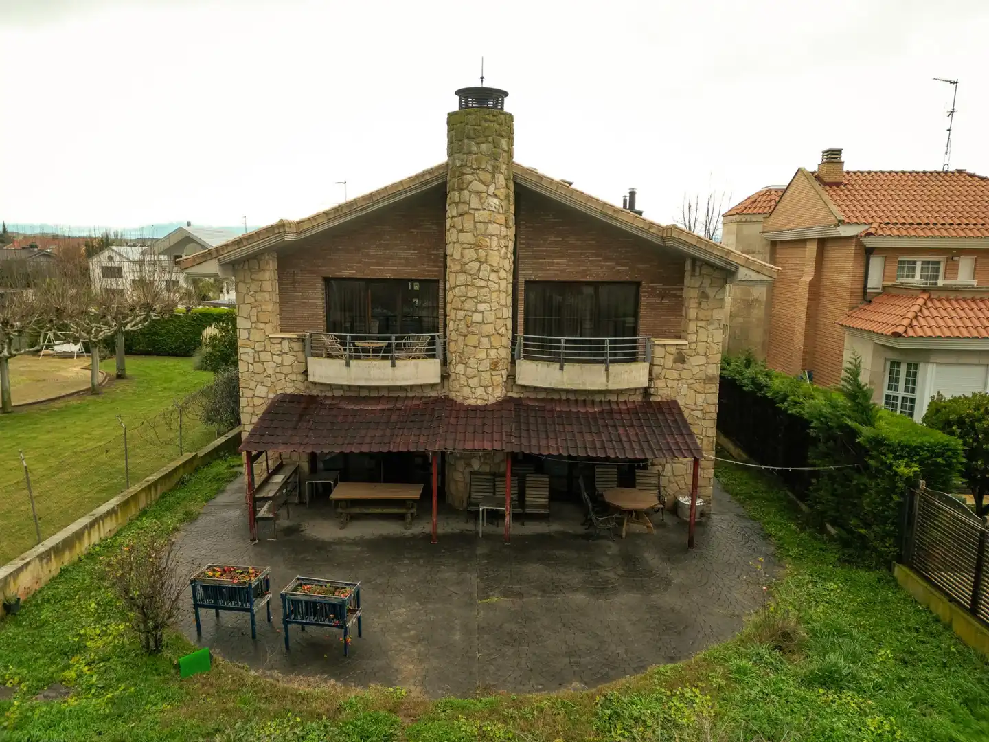Exterior view of Houses for sale in Lardero  with Air Conditioner, Heating and Private garden
