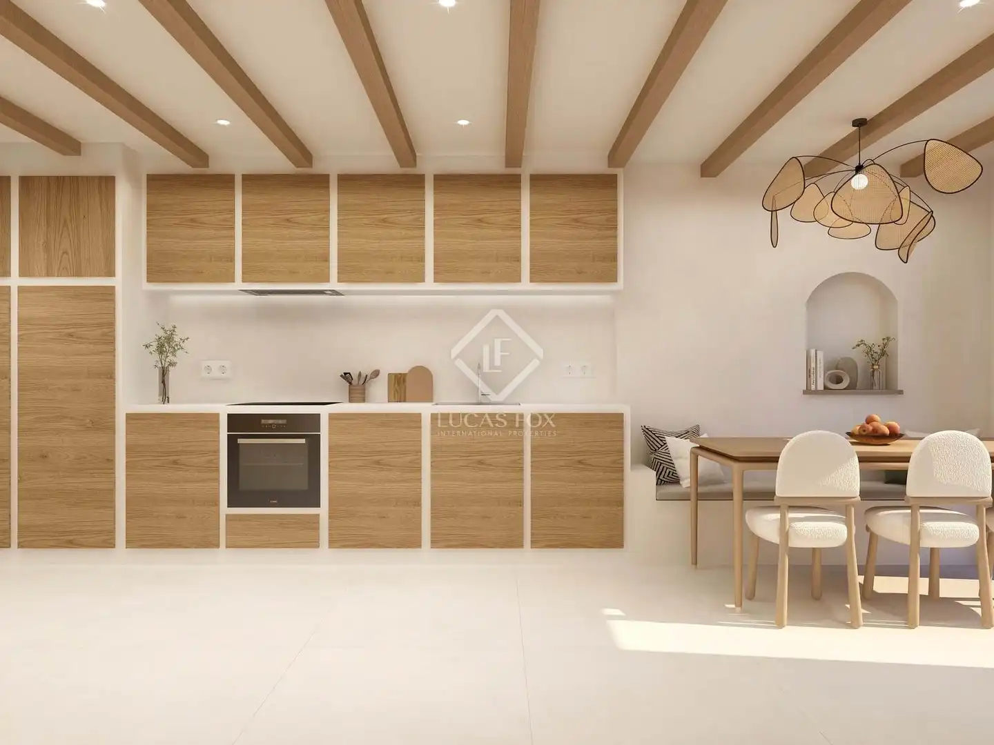 Kitchen of Houses for sale in El Puig de Santa Maria  with Air Conditioner and Terrace