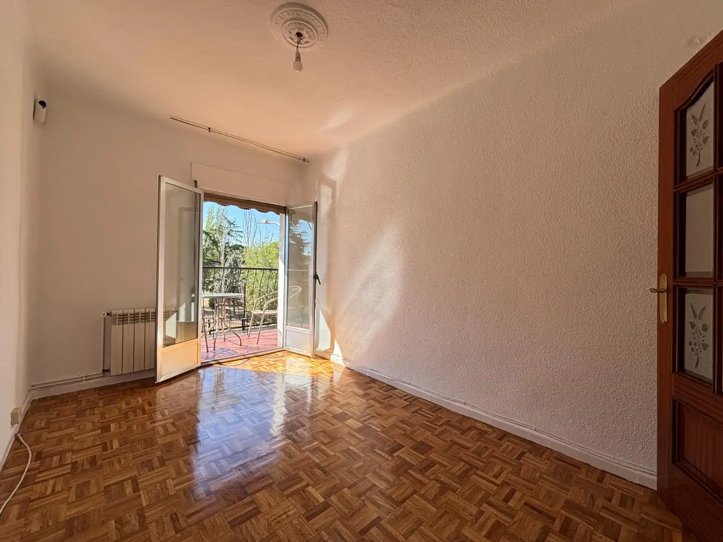 Balcony of Flat for rent in Madrid  with Heating, Terrace and Alarm