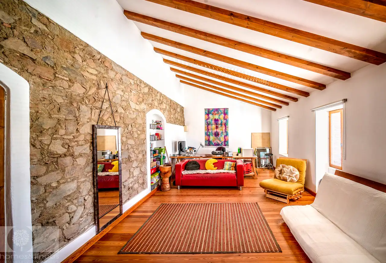 Wohnzimmer von Einfamilien-Reihenhaus zum Verkauf in San Silvestre de Guzmán