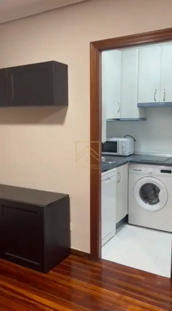 Küche von Wohnung zur Miete in Santander mit Heizung, Parkett und Möbliert