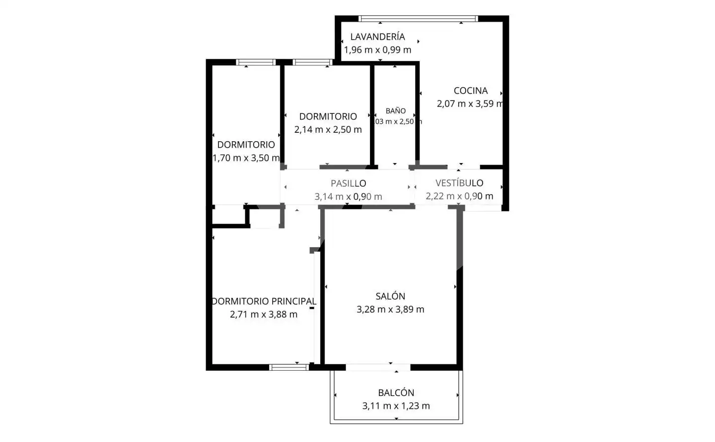 Piso en venta en Madrid con Aire acondicionado, Calefacción y Parquet