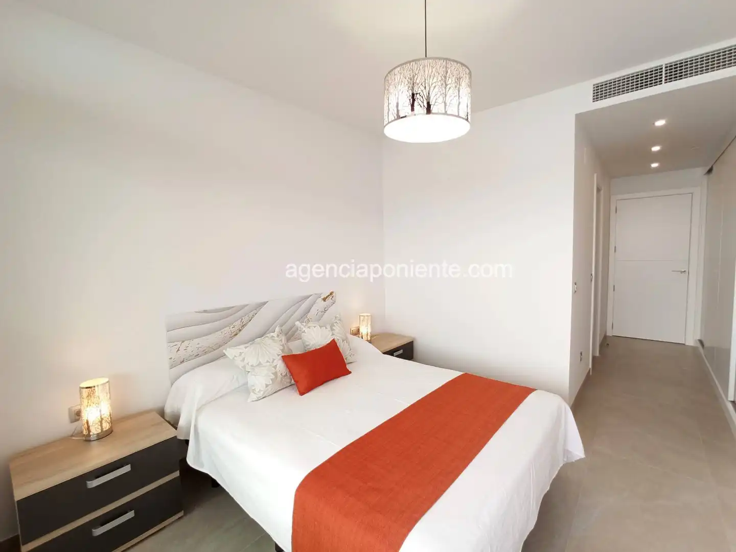 Bedroom of Flat for rent in Benidorm  with Air Conditioner, Terrace and Furnished