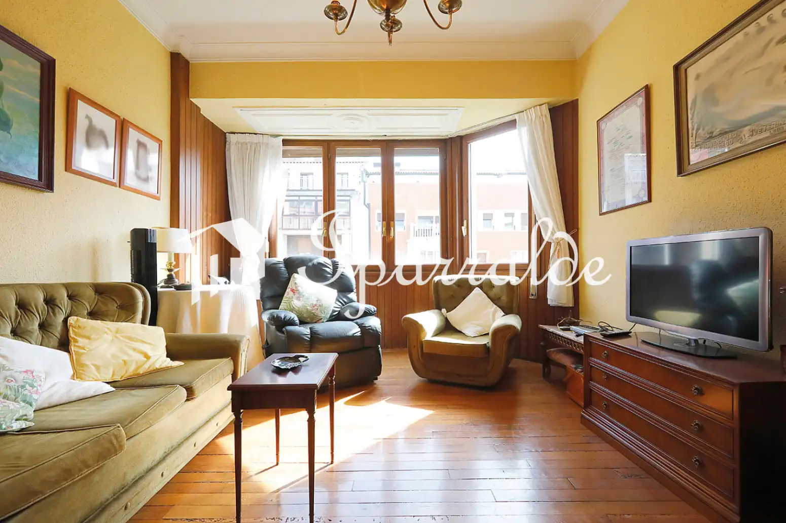 Living room of Flat for sale in Irun   with Heating and Balcony