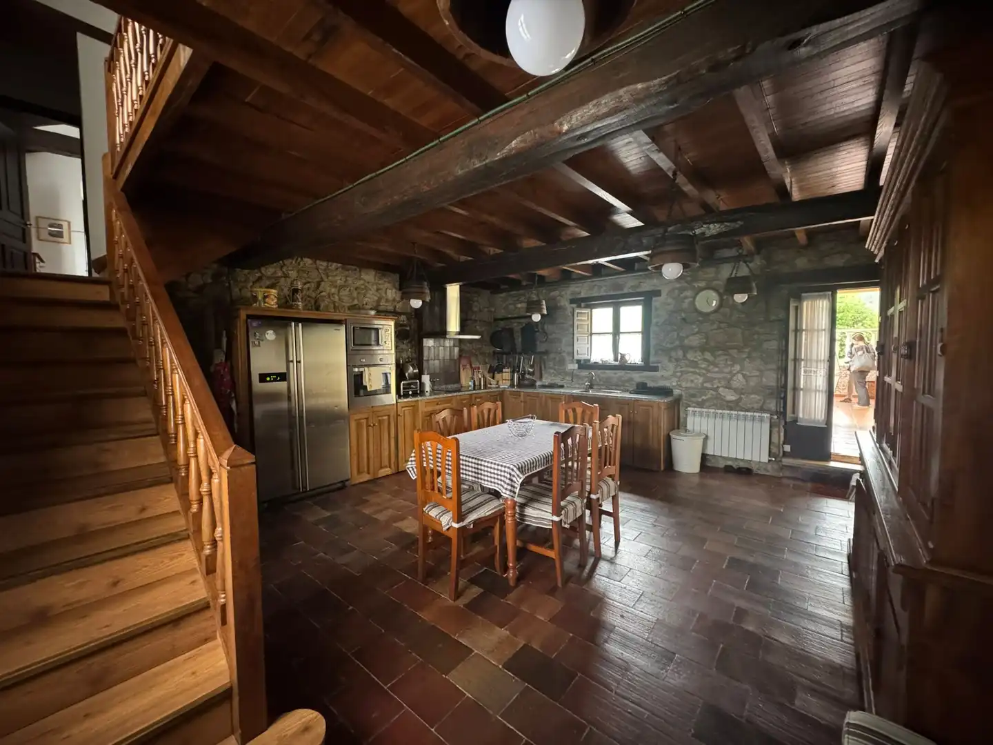 Cuina de Casa adosada en venda en Llanes amb Calefacció, Jardí privat i Parquet