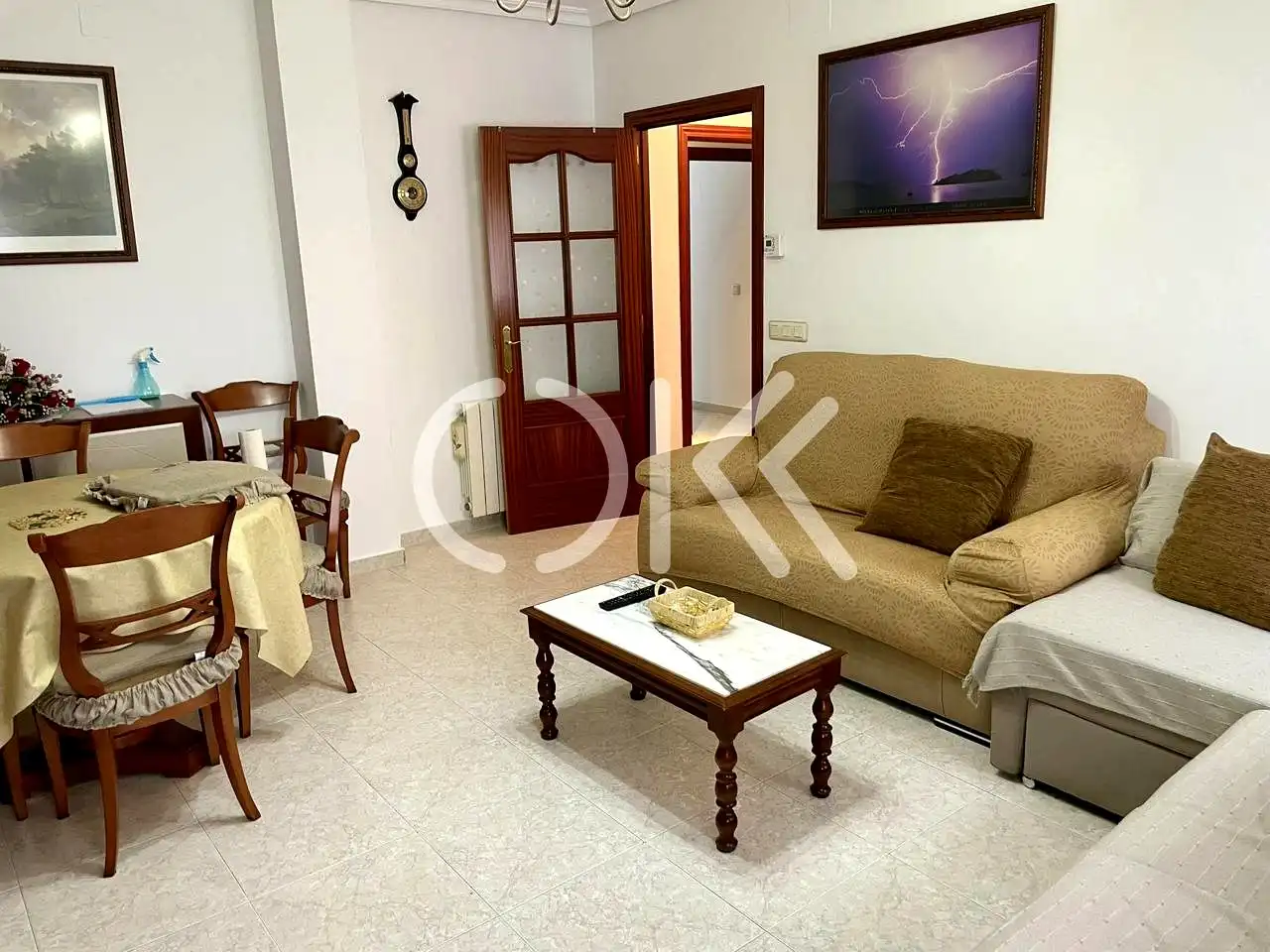 Living room of Ground floor for rent in Coria  with Air Conditioner, Heating and Furnished
