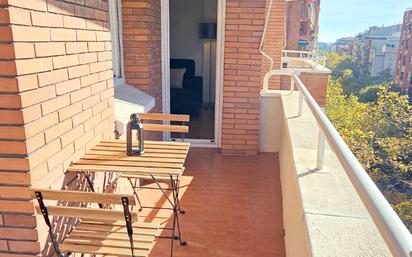 Balcony of Flat to rent in  Barcelona Capital  with Air Conditioner, Heating and Parquet flooring