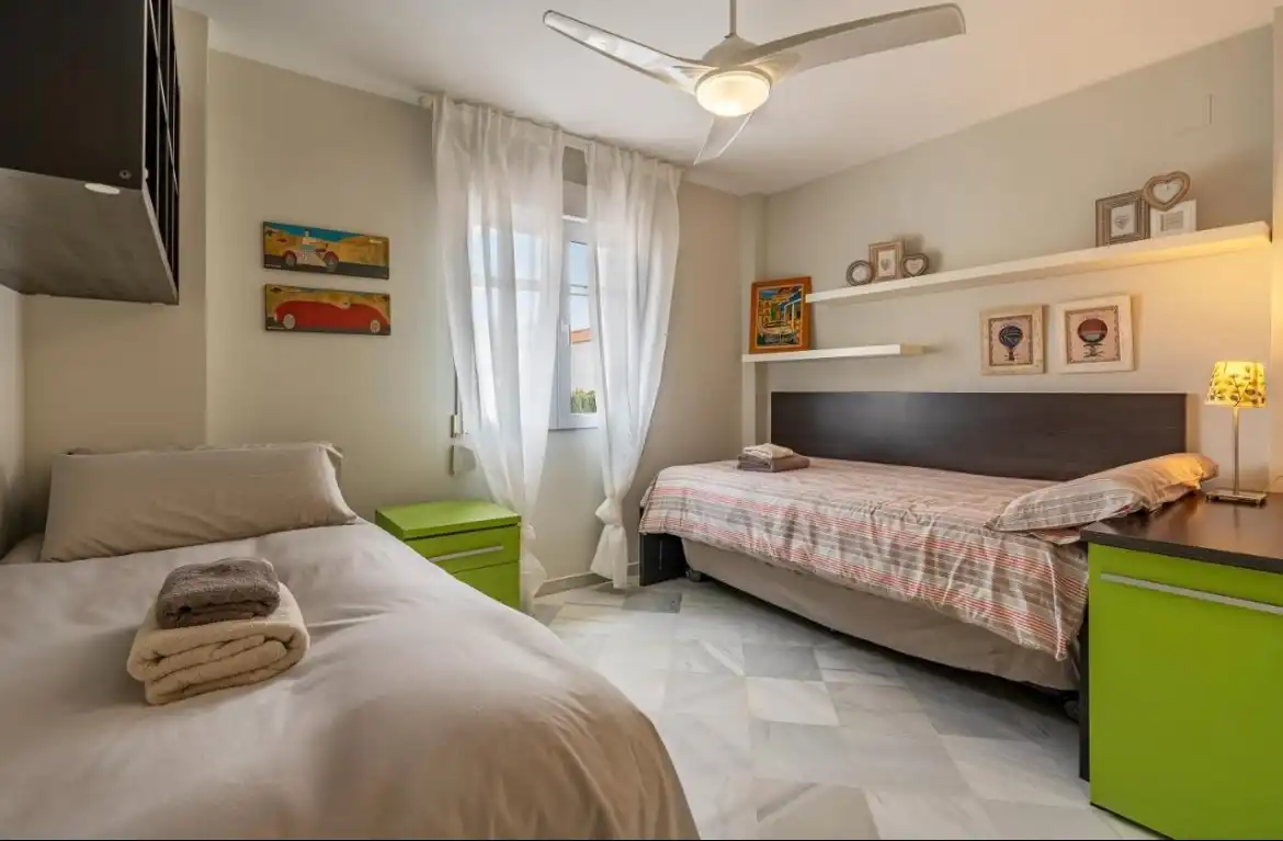 Bedroom of Houses for rent in Monachil  with Air Conditioner, Heating and Private garden