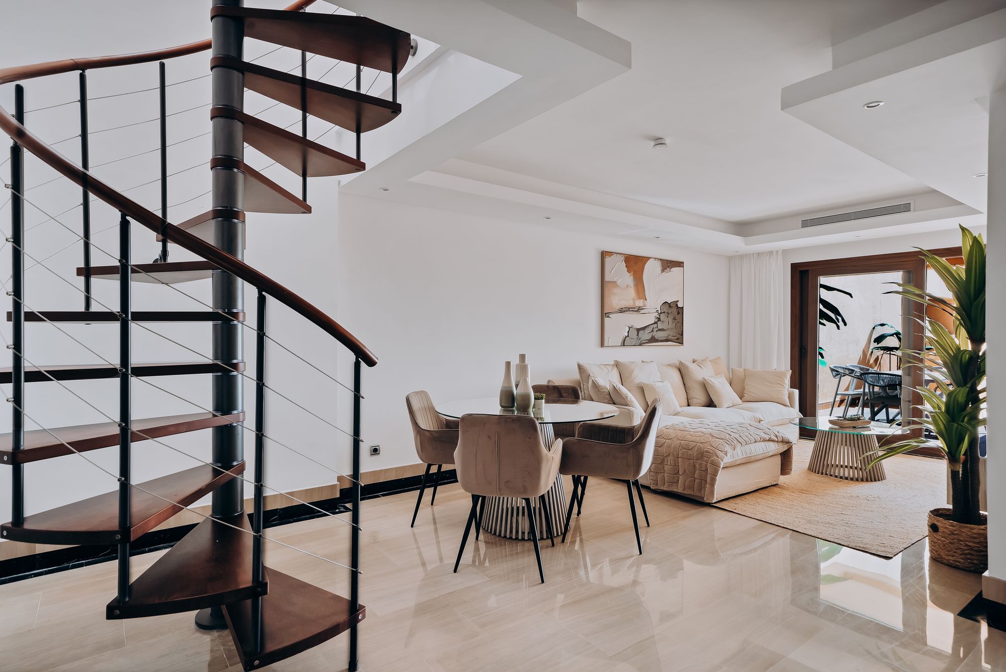 Living room of Attic for sale in Estepona  with Terrace