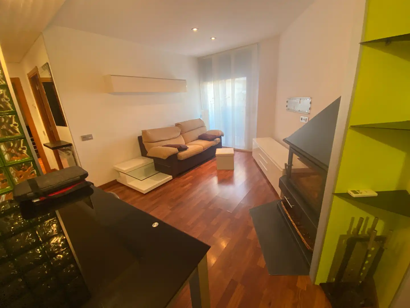 Sala d'estar de Apartament en venda en Lleida amb Aire condicionat, Calefacció i Parquet