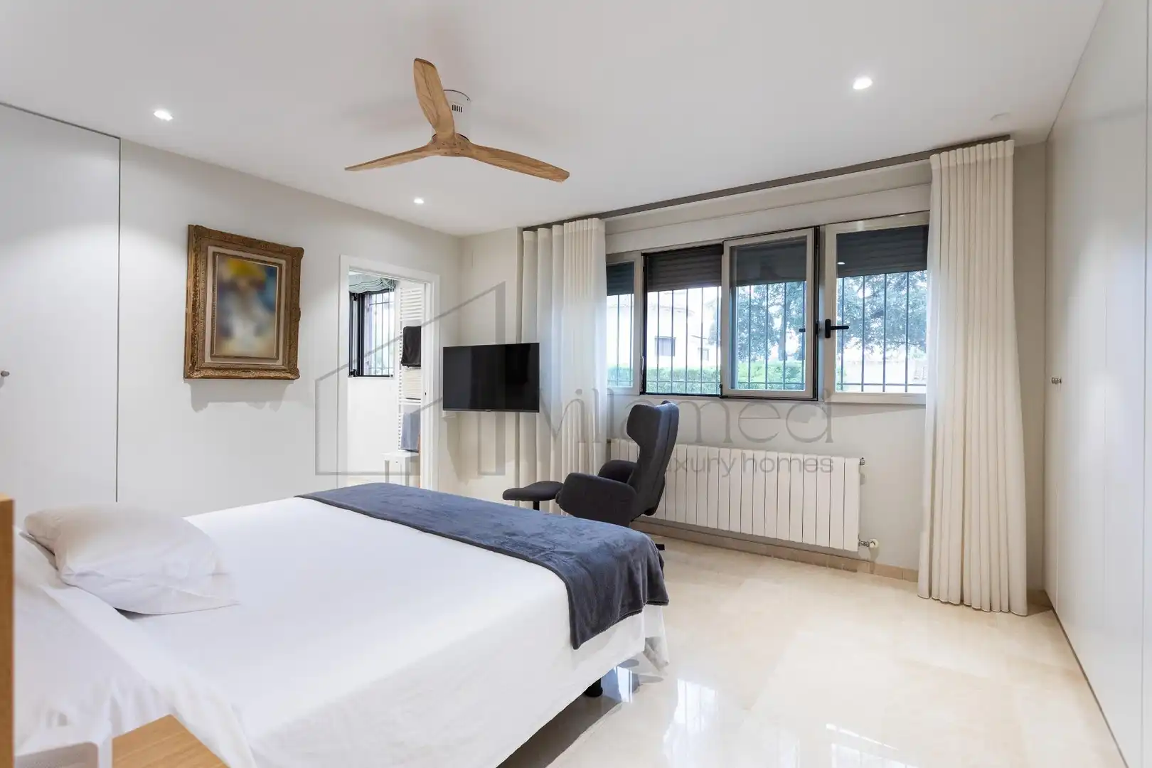 Bedroom of Houses for sale in L'Eliana  with Air Conditioner, Private garden and Terrace