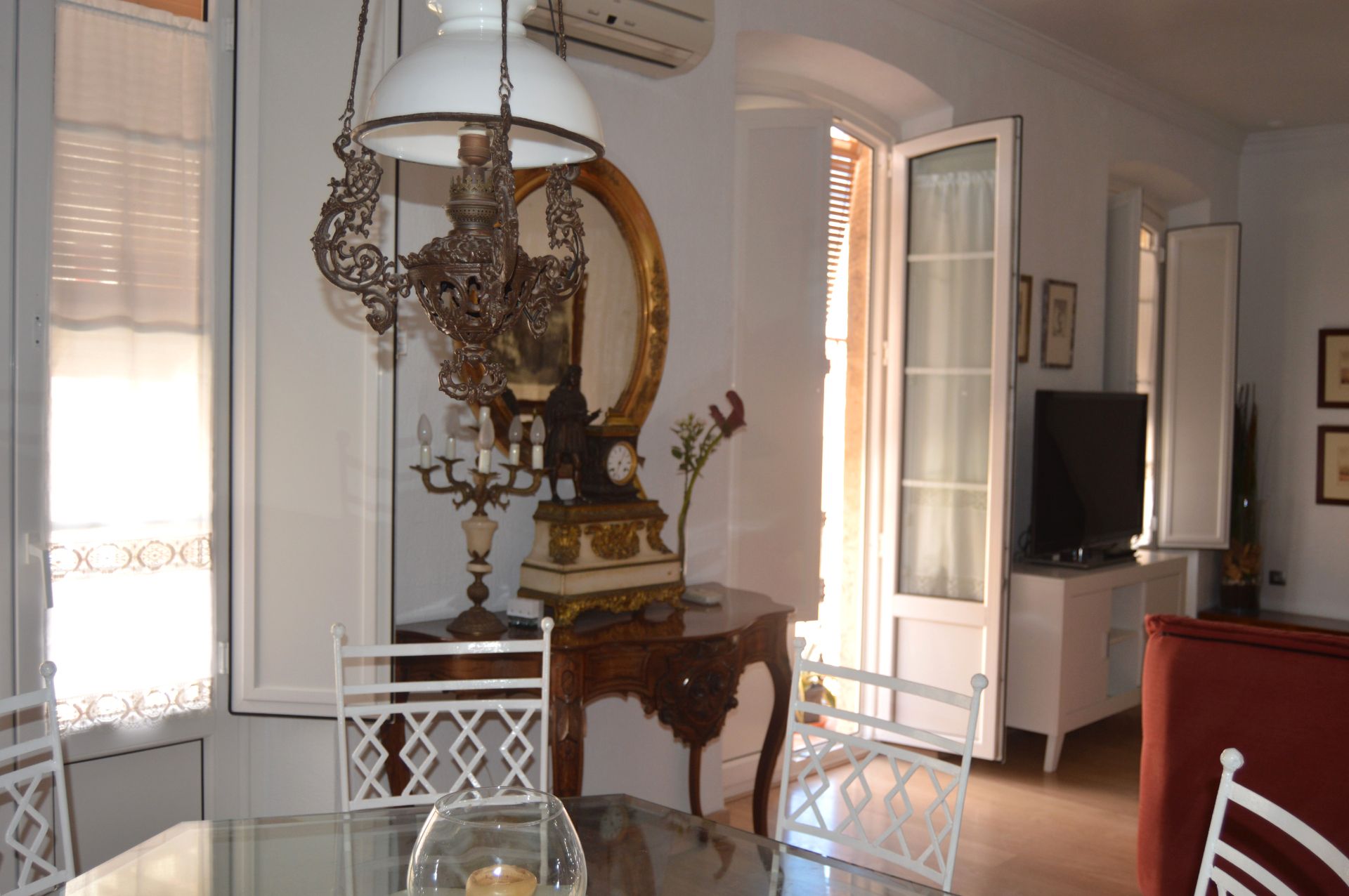 Dining room of Flat for sale in  Almería Capital  with Air Conditioner