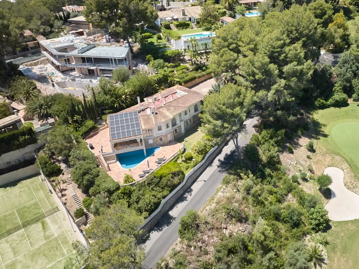 Vista exterior de Casa o xalet en venda en  Palma de Mallorca amb Aire condicionat, Jardí privat i Parquet