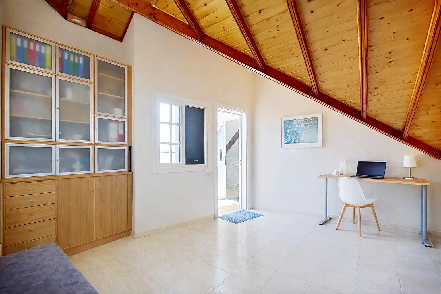 Sala d'estar de Casa adosada en venda en San Cristóbal de la Laguna amb Jardí privat, Terrassa i Traster