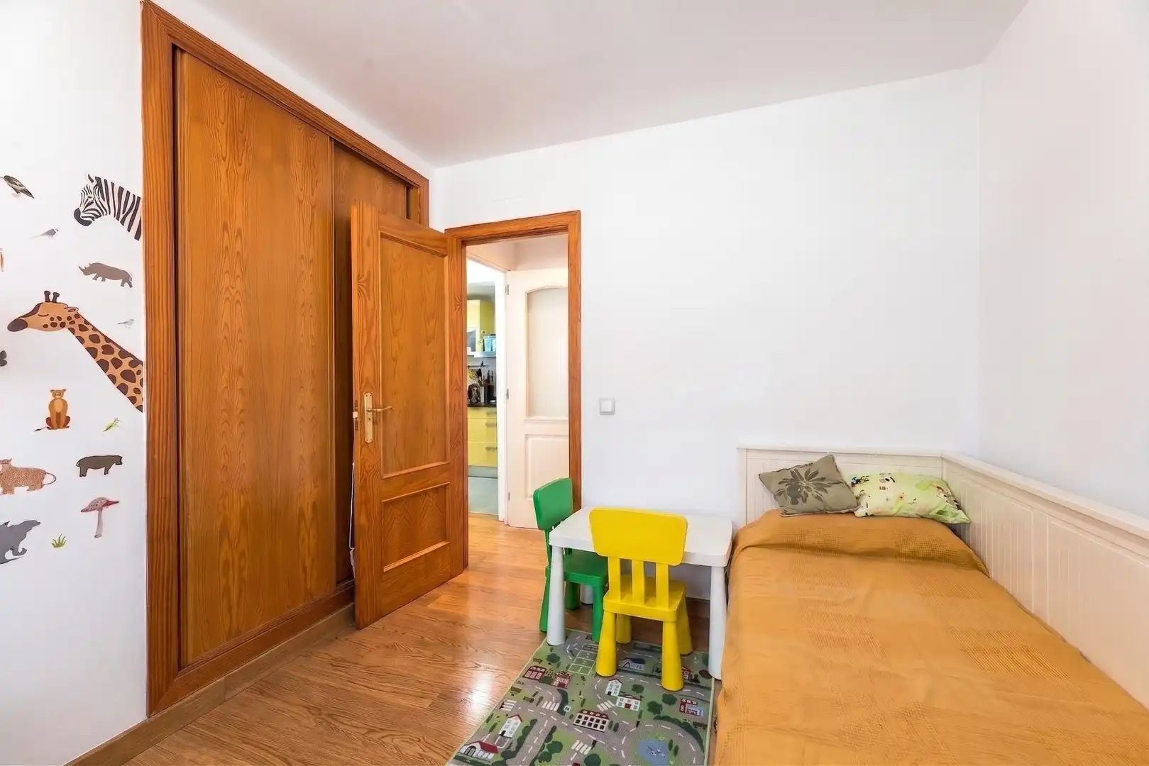 Schlafzimmer von Wohnung zum Verkauf in Llucmajor mit Klimaanlage, Heizung und Privatgarten