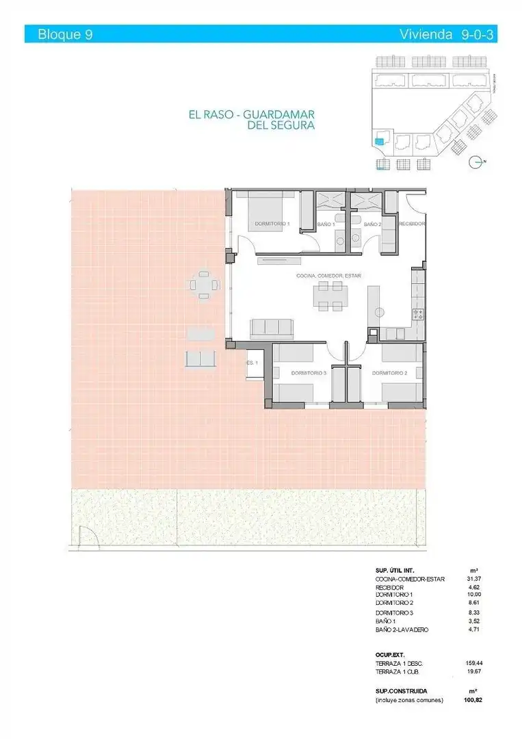 Ático en venta en Guardamar del Segura con Aire acondicionado, Terraza y Balcón