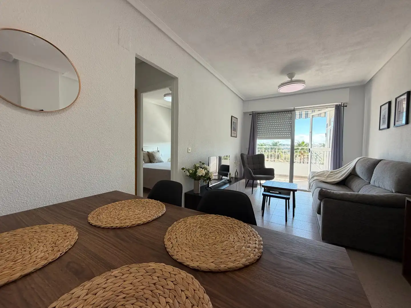 Dining room of Apartments for rent in Santa Pola  with Air Conditioner, Heating and Terrace