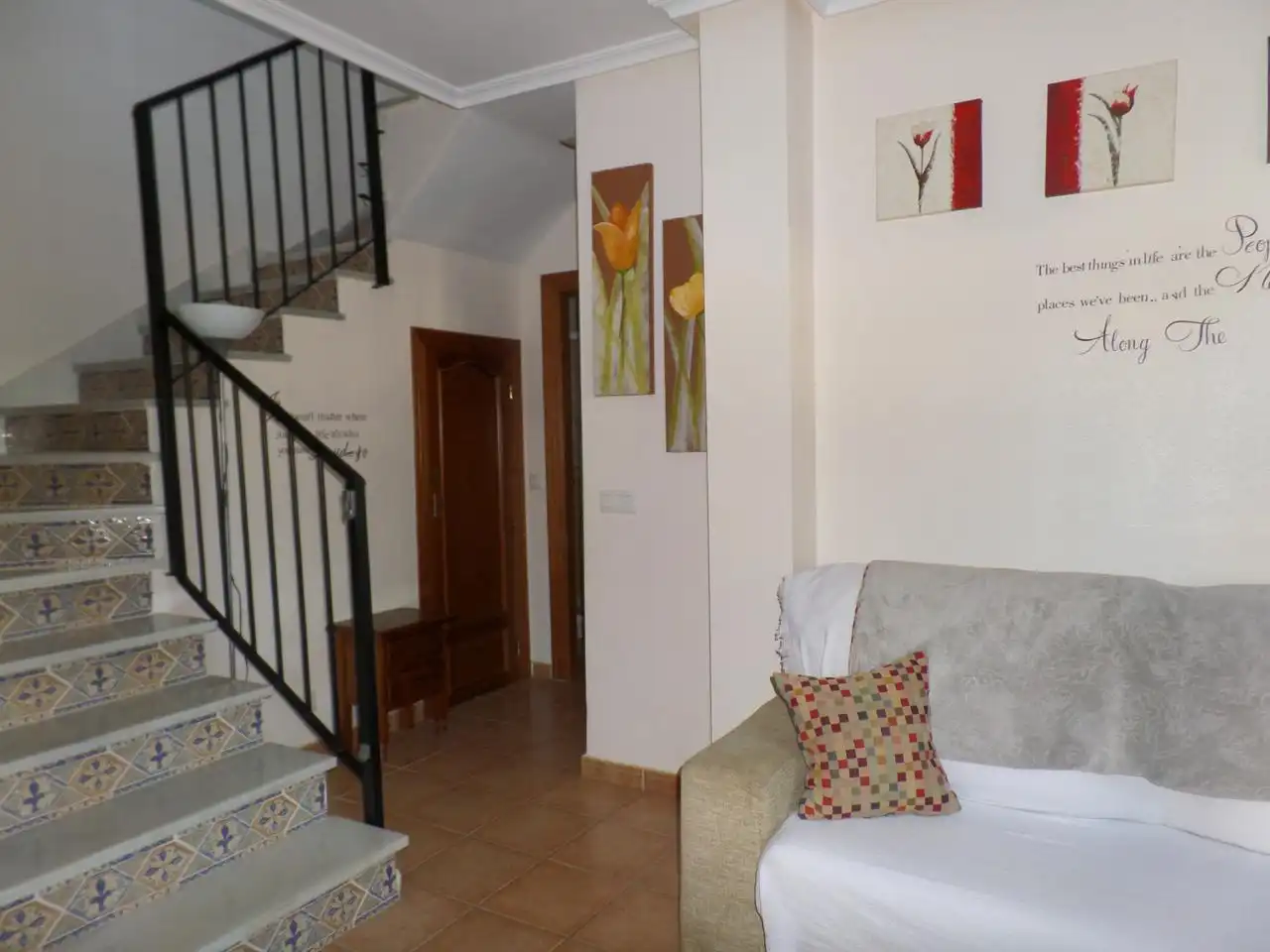 Maisonette zur Miete in Vera mit Klimaanlage, Heizung und Privatgarten