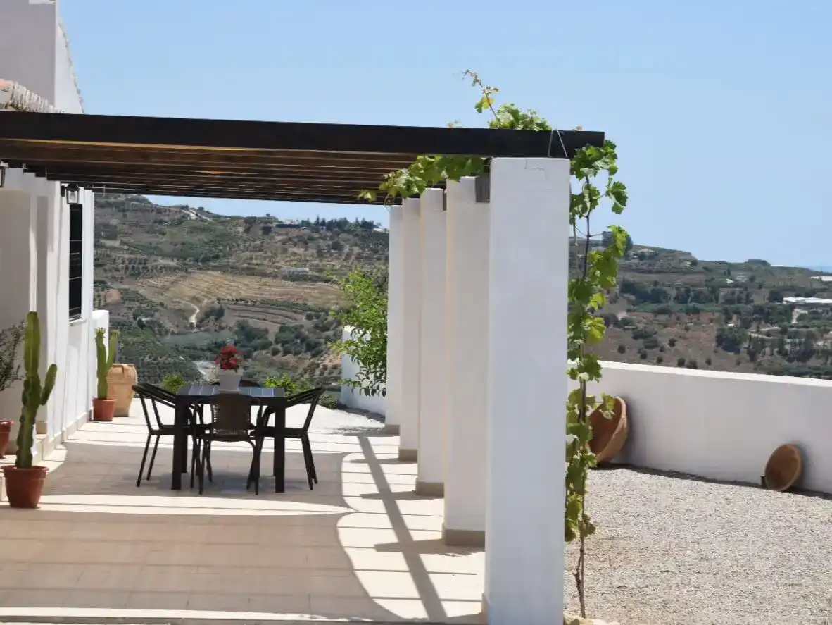 Terraza de Casa o chalet de alquiler en Algarrobo con Aire acondicionado, Jardín privado y Trastero