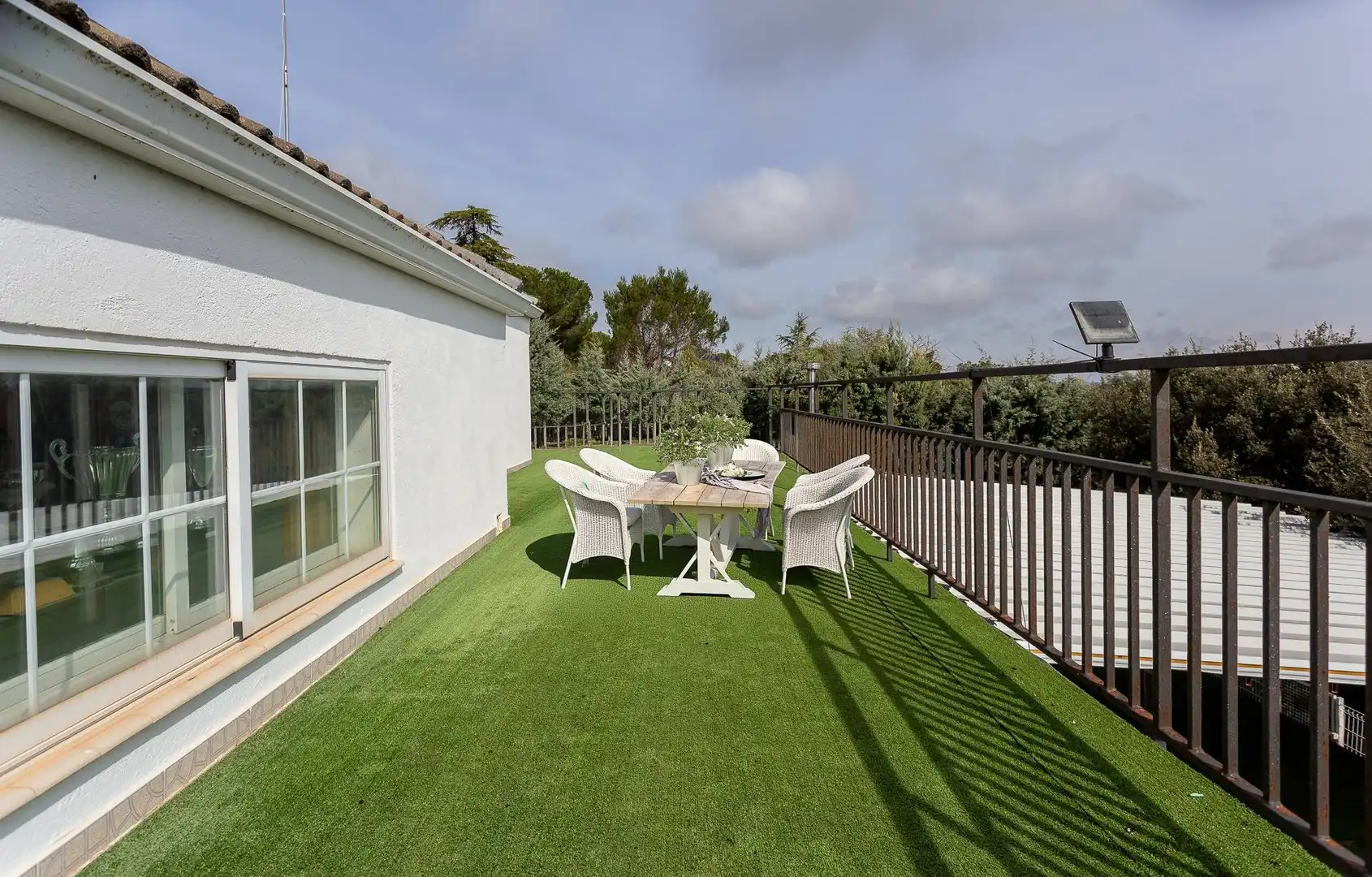 Terraza de Casa o chalet en venta en Villar del Olmo con Calefacción, Jardín privado y Terraza