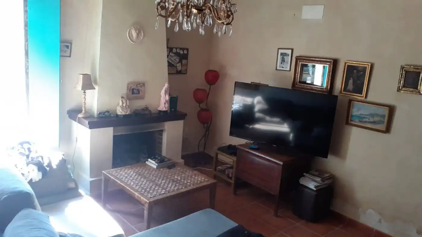 Sala d'estar de Casa o xalet en venda en Elche / Elx amb Aire condicionat, Jardí privat i Terrassa