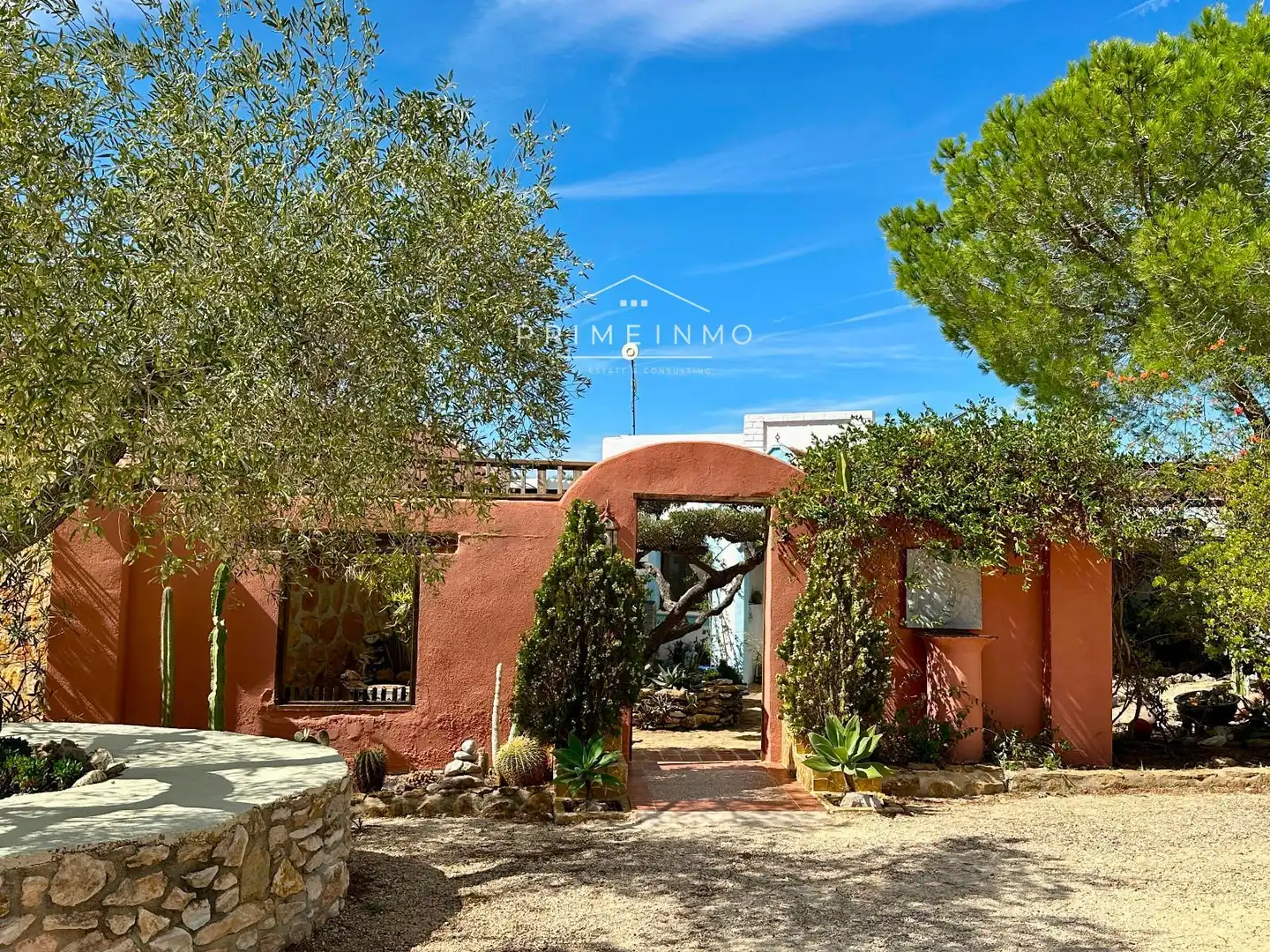 Vista exterior de Finca rústica en venta en Camarles con Calefacción, Terraza y Trastero