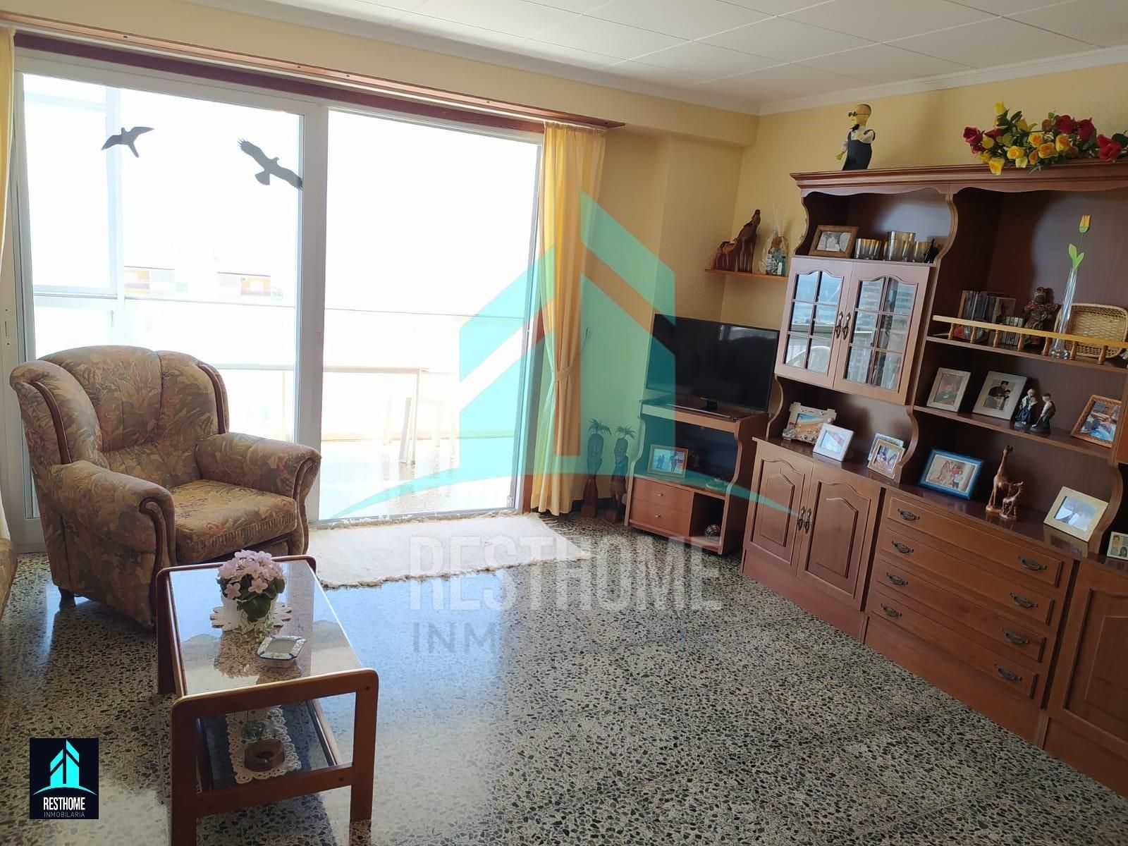 Wohnzimmer von Wohnungen zum verkauf in Cullera mit Privatgarten, Terrasse und Gemeinschaftspool