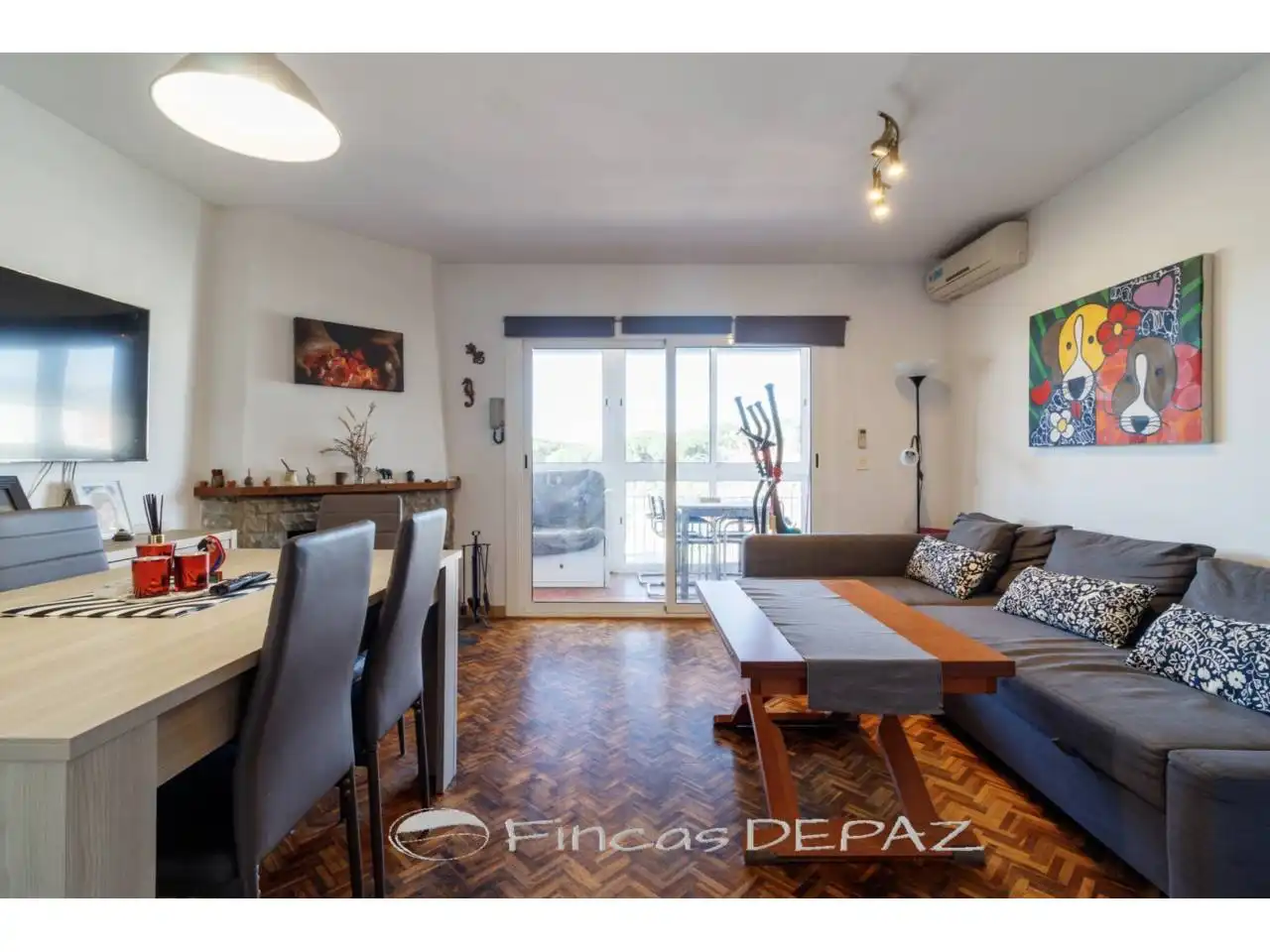Sala de estar de Apartamento en venta en Gavà con Aire acondicionado, Calefacción y Parquet
