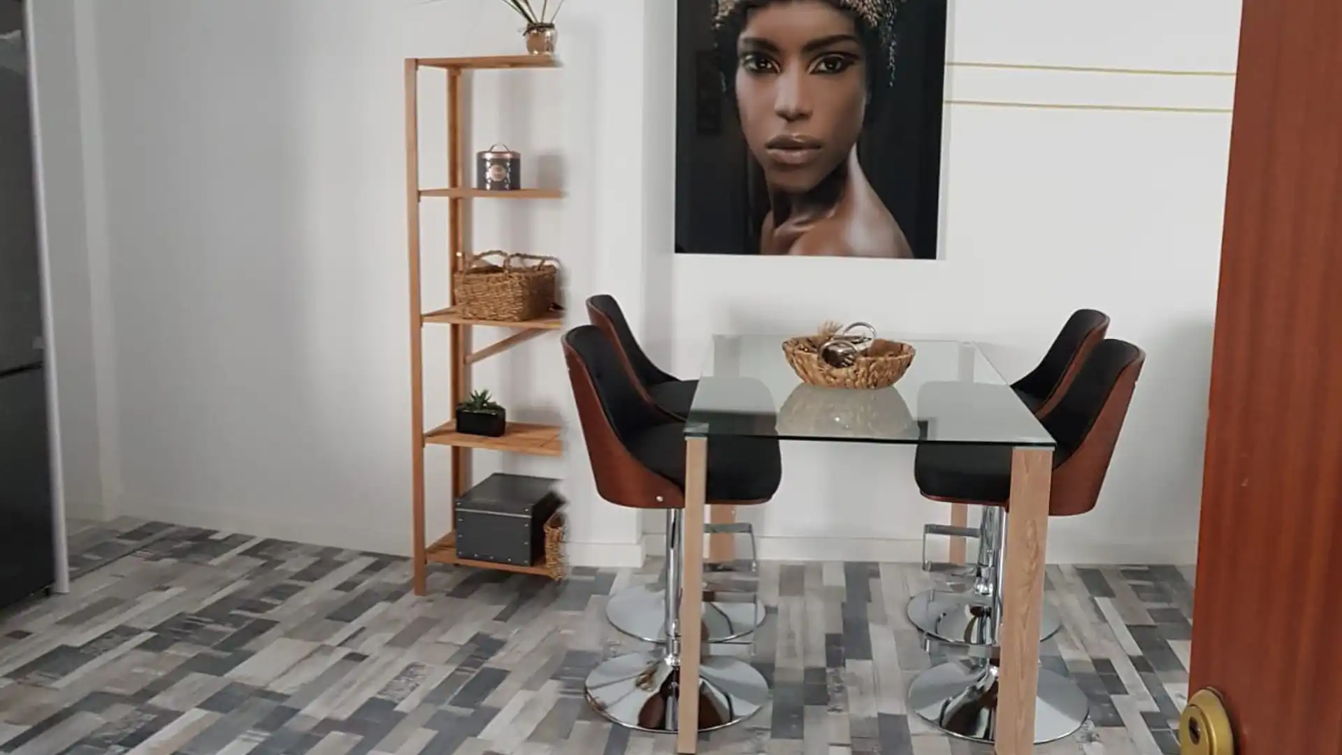 Dining room of Flat for sale in  Madrid Capital  with Furnished