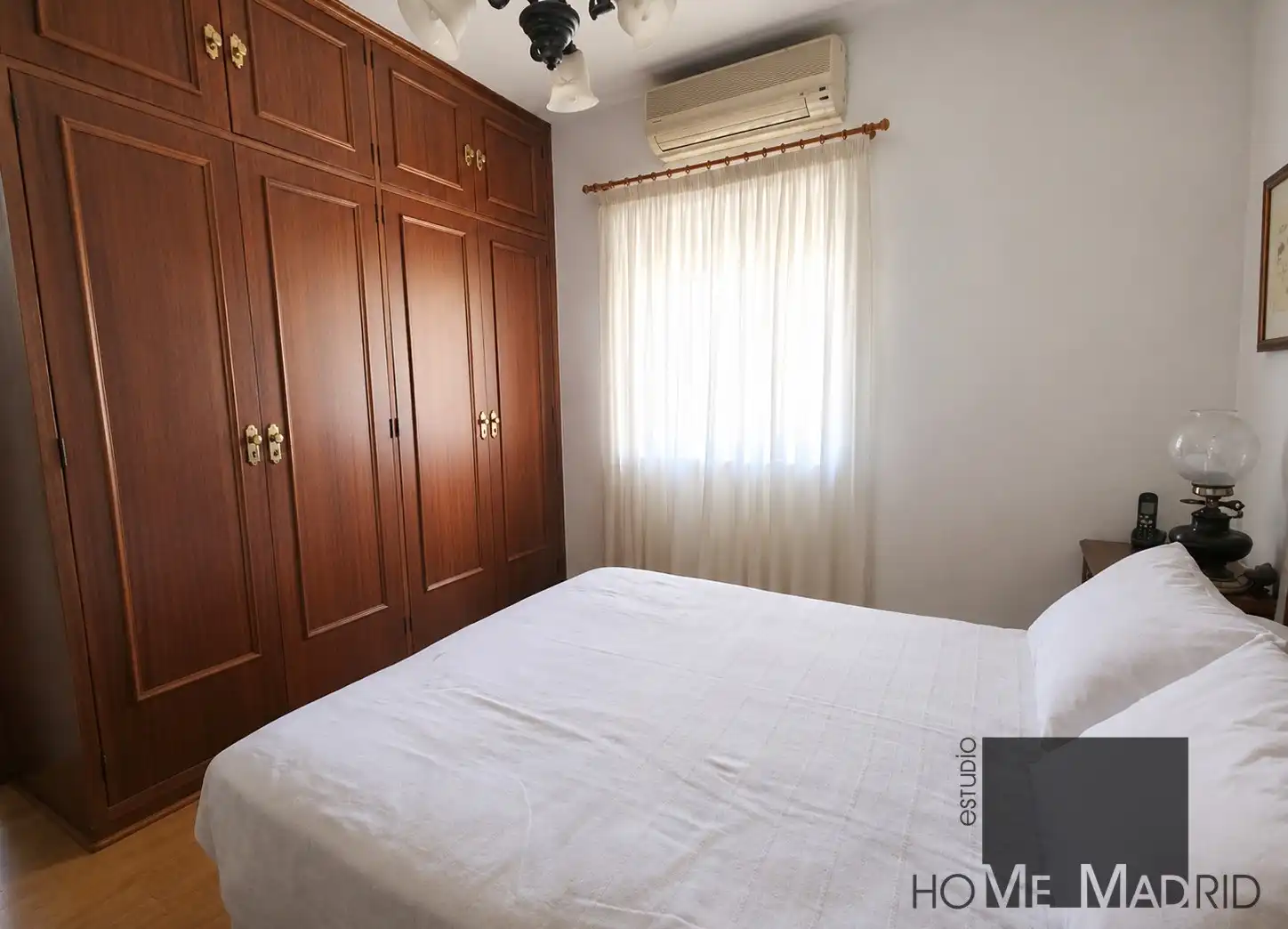 Bedroom of Flat for sale in Madrid  with Air Conditioner and Terrace