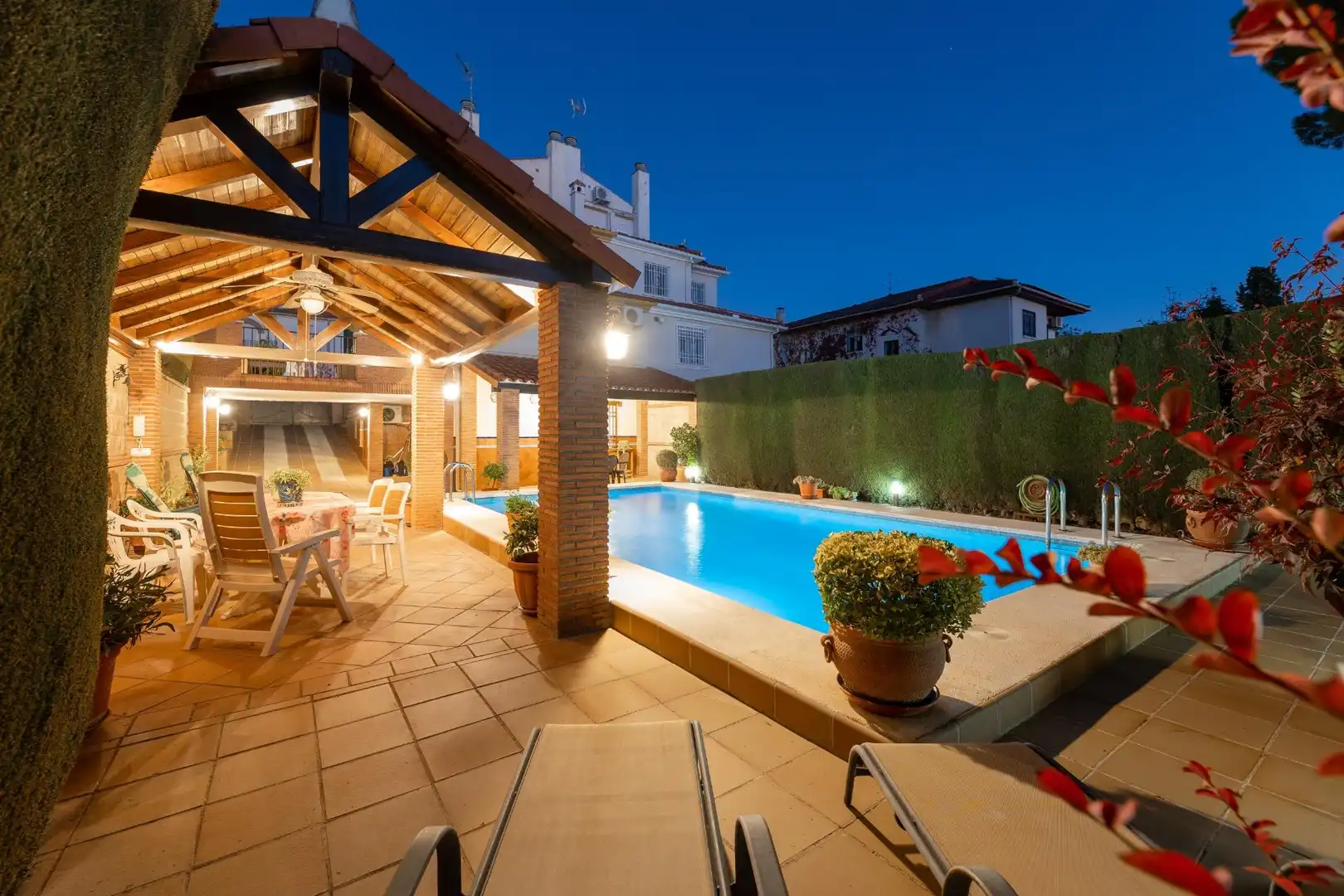 Jardí de Casa adosada en venda en Peligros amb Aire condicionat, Jardí privat i Terrassa