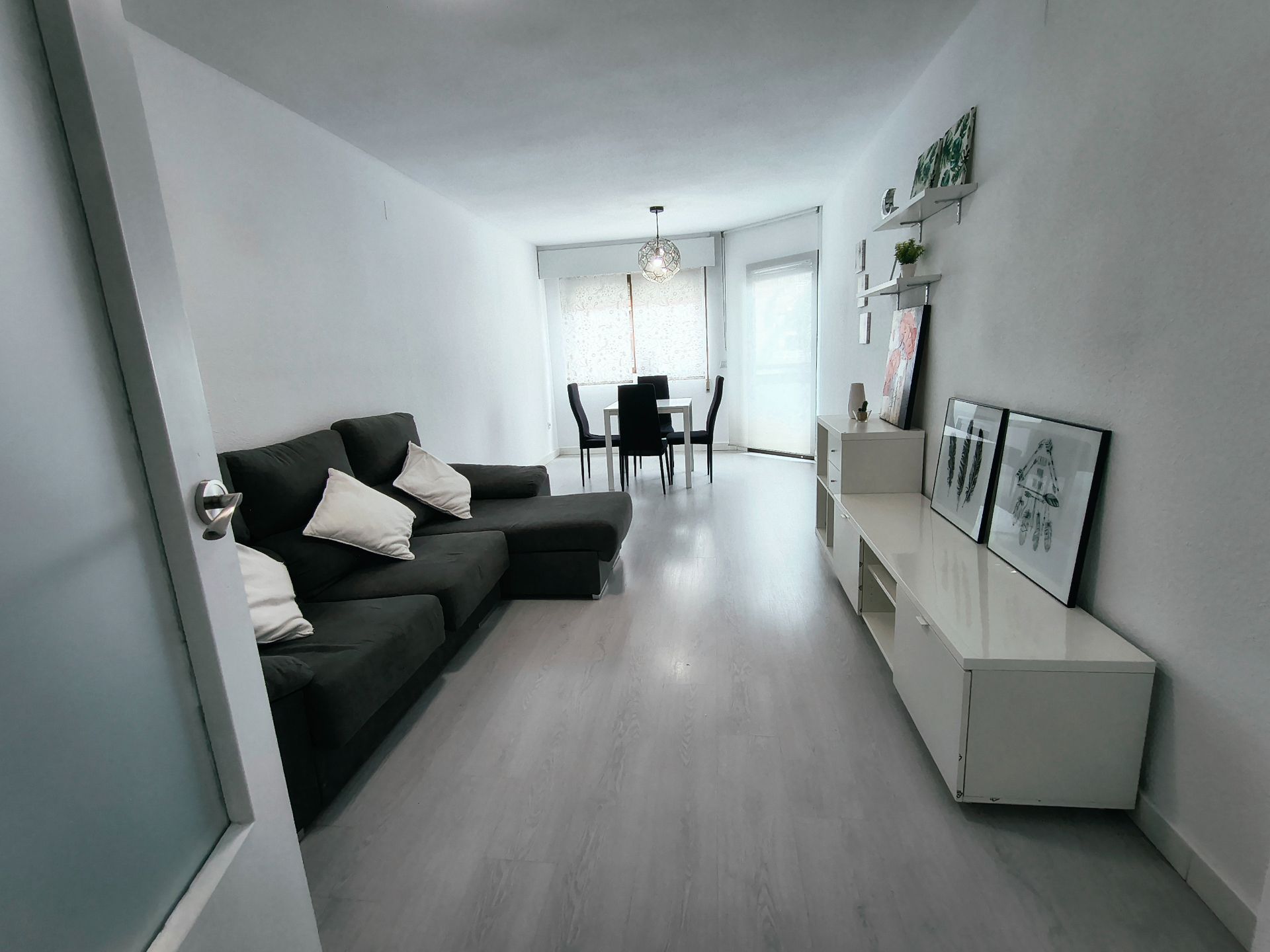 Sala d'estar de Pis de lloguer en Alicante / Alacant amb Moblat