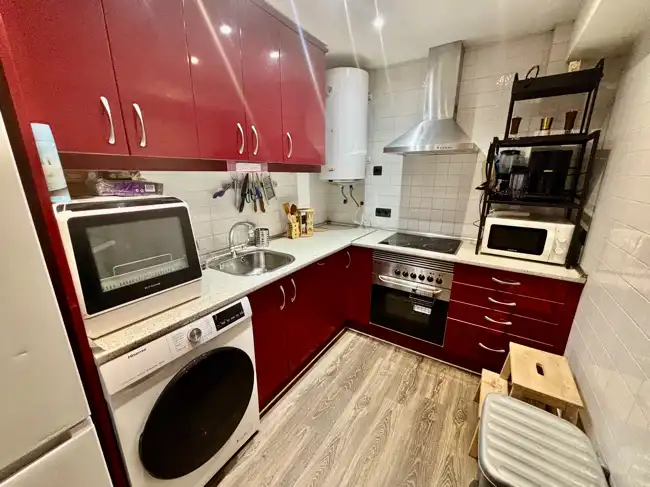 Cocina de Piso de alquiler en Madrid con Aire acondicionado, Calefacción y Amueblado