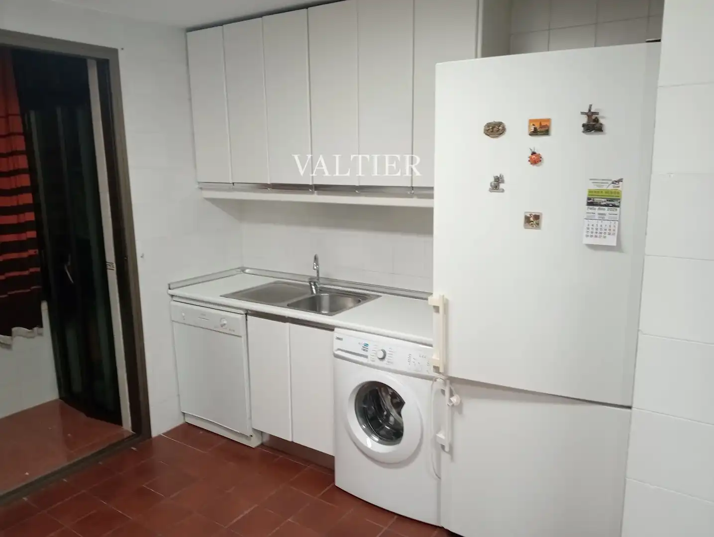 Cocina de Piso de alquiler en Madrid con Aire acondicionado, Terraza y Amueblado