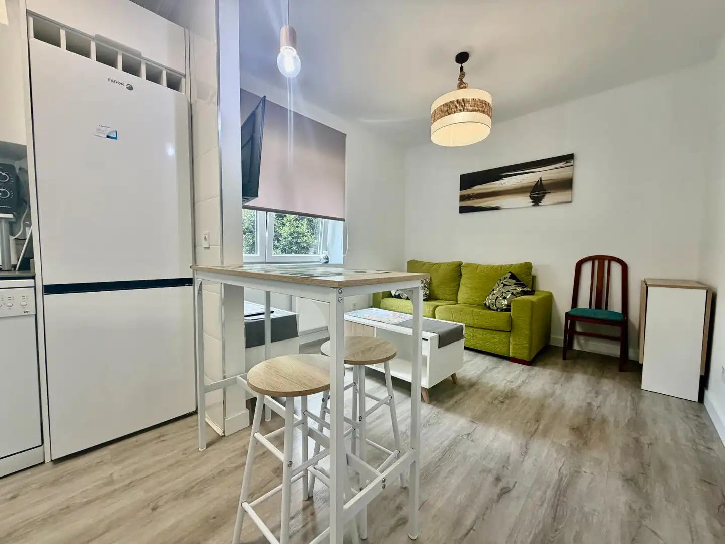 Sala de estar de Piso de alquiler en Santander con Calefacción, Terraza y Amueblado