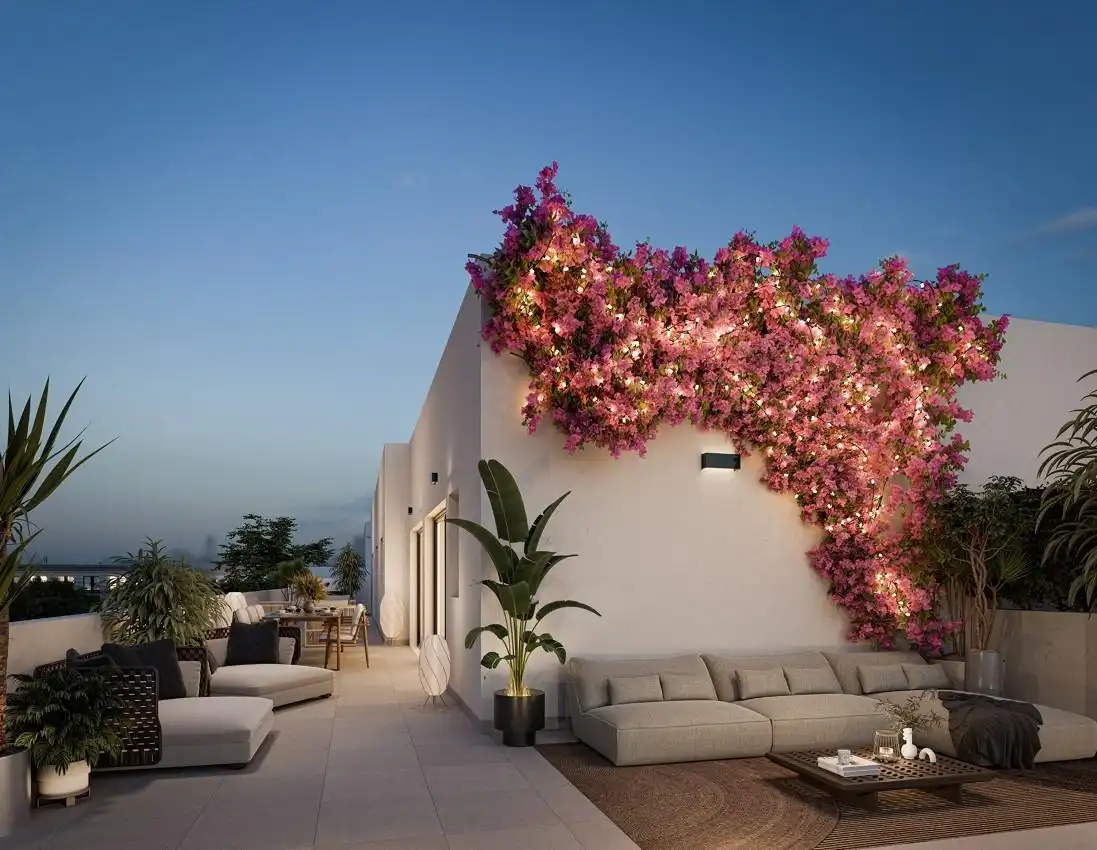 Terraza de Apartamento en venta en Alhaurín de la Torre con Jardín privado, Terraza y Trastero
