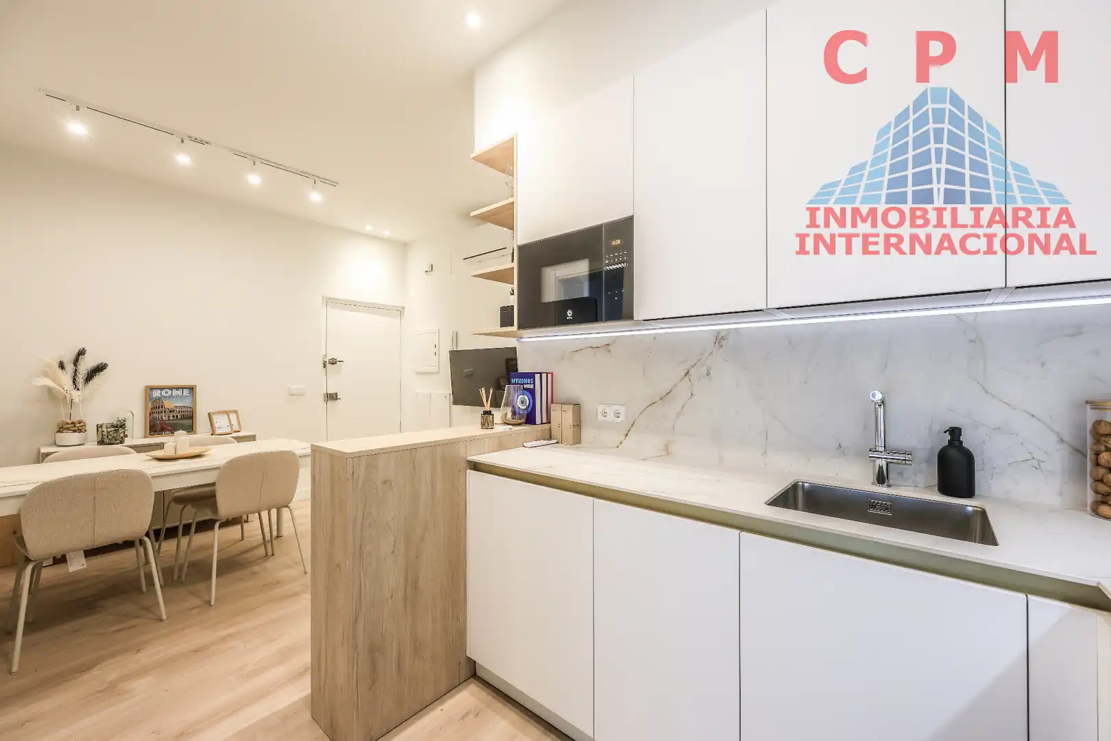 Küche von Maisonette zur Miete in Madrid mit Klimaanlage, Heizung und Parkett